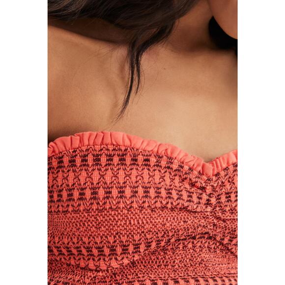 Anthropologie Smocked Sweetheart Tube-Top - New Large - Picture 3 of 6